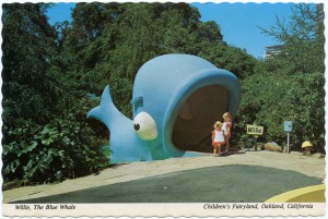 Willie, The Blue Whale, Children's Fairyland, Oakland, California    